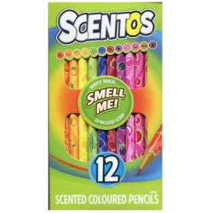 Scentos pachnące 12szt kolorowe kredki