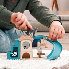 Schleich: Farm World Domek zabaw z kotami (42764) zdjęcie 2