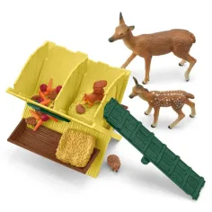 Schleich: Farm World - Karmnik dla dzikich zwierząt zestaw do zabawy (42658) zdjęcie 4