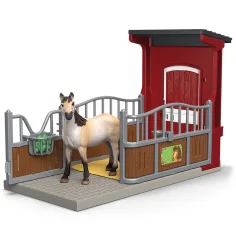 Schleich: Farm World - Stajnia z figurką konia Mustang (42724) zdjęcie 2