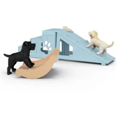 Schleich: Farm World Szkolne Domki dla Szczeniąt Zestaw Zabawek (42763) zdjęcie 4