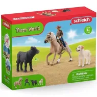 Schleich: Farm World – Zestaw do zabawy Westernowa jazda konna (42578)