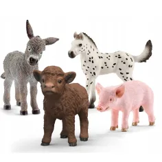 Schleich: Farm World Zestaw figurek małych zwierząt gospodarskich – 4 sztuki (42740) zdjęcie 2