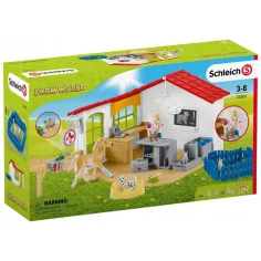 Schleich: Farm World - Zestaw weterynaryjny z źrebakiem i zwierzętami domowymi (42502) zdjęcie 1