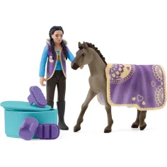 Schleich: Horse Club - Zestaw piękności z Kim (42753) zdjęcie 2