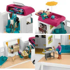 Schleich: Horse Club - Zestaw transportowy koni (42619) zdjęcie 5