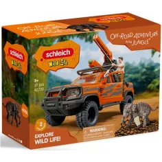 Schleich: Wild Life Zestaw przygód z terenówką (42720) zdjęcie 1