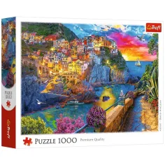 Wieczorny spacer po Cinque Terre 1000 elementów puzzle - Trefl