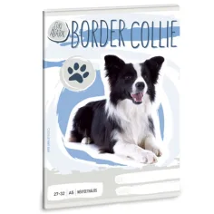 Słodkie zwierzęta - Border Collie w kratkę zeszyt A/5 zdjęcie 1