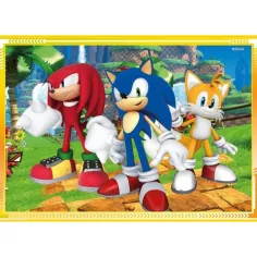 Sonic 4 w 1 puzzel - Clementoni zdjęcie 2
