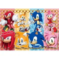 Sonic i przyjaciele 60-elementowa maxi supercolor układanka - Clementoni zdjęcie 2
