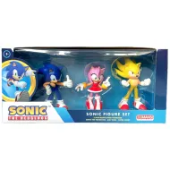Sonic, jeż 3-częściowy zestaw figurek - Comansi
