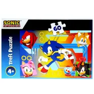 Sonic jeż, puzzle 60 elementów - Trefl