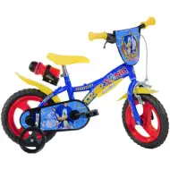 Sonic niebiesko-żółty rowerek dziecięcy w rozmiarze 12 - rower Dino Bikes