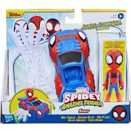 Spider-Man: Pajączek i niesamowici przyjaciele - figurka akcji Spider-Man z pojazdem - Hasbro