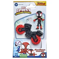 Spider-Man Póki i wspaniali przyjaciele: Miles Morales i zestaw z motorowerem - Hasbro zdjęcie 1