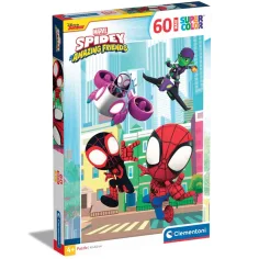 Spidey i jego cudowni przyjaciele 60-elementowa maxi supercolor układanka - Clementoni zdjęcie 1