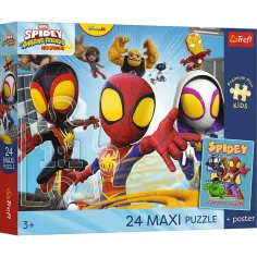 Spidey i przyjaciele Przygody z towarzyszami 24-elementowa Maxi układanka - Trefl zdjęcie 1