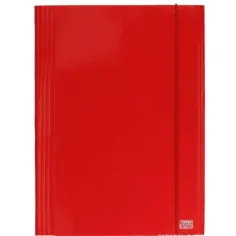 Spirirt: Czerwony tekturowy gumowy folder A3 900g