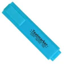Spirit: Neonowy niebieski marker tekstowy 1-4mm z ciętym końcem