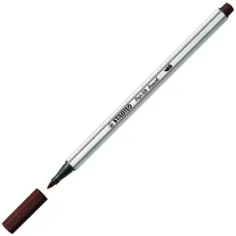 Stabilo: Pen 68 brush marker brązowy