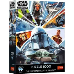 Star Wars Mandalorian Na Szlaku 1000 Elementów Premium Puzzle - Trefl zdjęcie 1