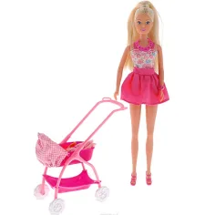 Steffi Love: Lalka w wózku w 2 wersjach - Simba Toys zdjęcie 3