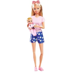 Steffi Love: lalka Steffi na rowerze z przyczepką dziecięcą - Simba Toys zdjęcie 4