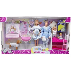 Steffi Love – Zestaw do gry z rodziną na przyjęcie piżamowe - Simba Toys