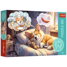 Świat snów Corgi 60-elementowa układanka - Trefl zdjęcie 1