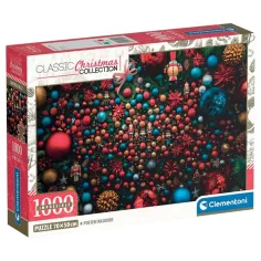 Świąteczny nastrój 1000 elementów niemożliwego puzzla z plakatem - Clementoni