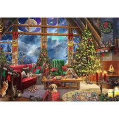 Święta w górach 2x500szt puzzli - Trefl zdjęcie 2