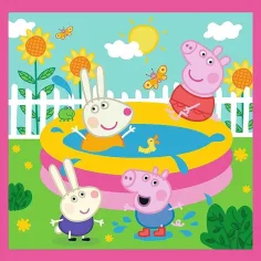 Świnka Peppa - 3 w 1 20, 36, 50 elementów puzzli - Trefl zdjęcie 2
