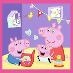 Świnka Peppa - 3 w 1 20, 36, 50 elementów puzzli - Trefl zdjęcie 3