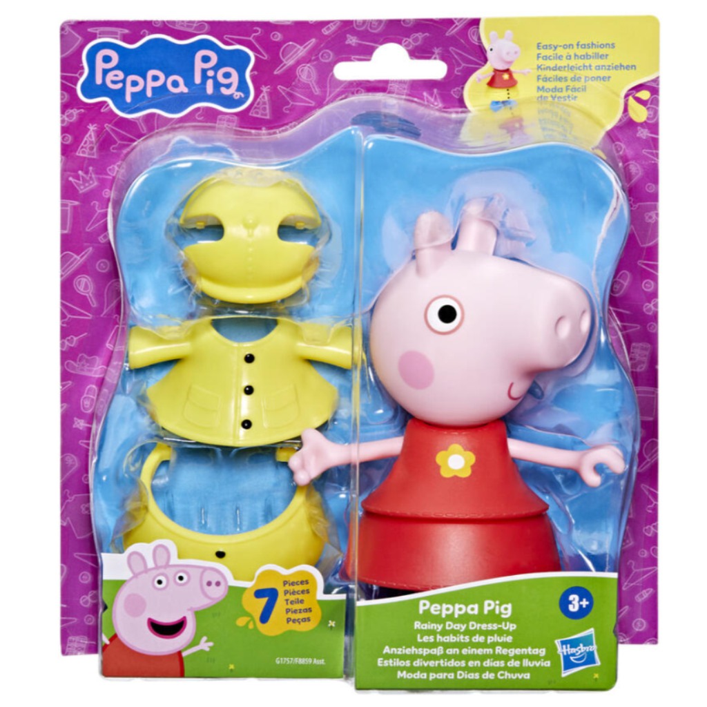 Świnka Peppa: Zestaw figurek do zabawy w deszczowy dzień - Hasbro