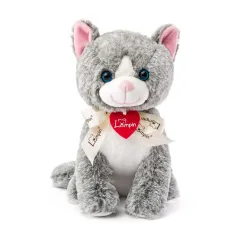 Szara kotka pluszowa figura 25cm - Lumpin