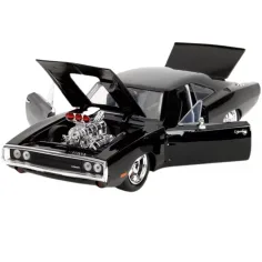 Szybcy i wściekli: 1970 Dodge Charger metalowy model samochodu z figurką Doma 1/24 - Simba Toys zdjęcie 3
