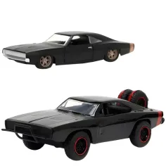 Szybcy i wściekli: Dom Toretto Dodge Charger R/T 1970 & Dodge Charger Widebody 1968 metalowy samochód 2szt. w opakowaniu 1/32 13cm - Jada Toys zdjęcie 2