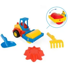 Tech Truck Przyczepa z zestawem do piaskownicy 24cm - Wader