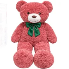 Teddy Greetings: Berry Hugs pluszowy miś w czerwonym pudełku prezentowym 120cm