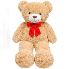 Teddy Greetings: Honey Hugs pluszowy miś czerwony w pudełku prezentowym 120cm