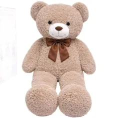Teddy Greetings: Oat Cheer pluszowy miś czerwony w pudełku prezentowym 120cm