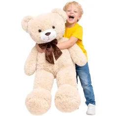 Teddy Greetings: Snow Wishes pluszowy miś w czerwonym pudełku prezentowym 120 cm zdjęcie 2