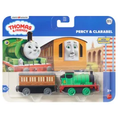 Thomas Deluxe Lokomotywa Zestaw Podwójny Percy & Clarabel - Mattel