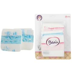 BEAU Baby Zestaw pieluszek do lalki 3 szt.