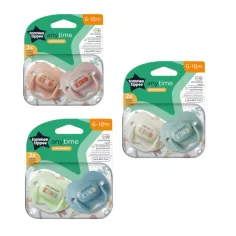 Tommee Tippee: AnyTime zestaw smoczków z regulacją 2 szt. (6-18 m.) zdjęcie 2