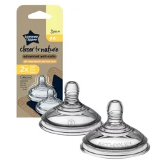 Tommee Tippee: Smoczek antykolkowy o średnim przepływie (3 m+) 2 szt.