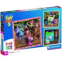 Toy Story 5 3x48 sztuk Super Color puzzle - Clementoni