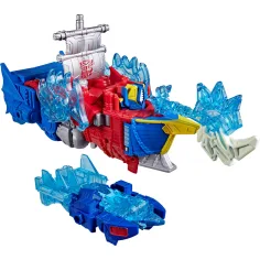 Transformers Cyberworld: Bohaterowie otwartego morza – Fala Energonu, figurki robotów Optimus Prime i Mirage - Hasbro zdjęcie 3