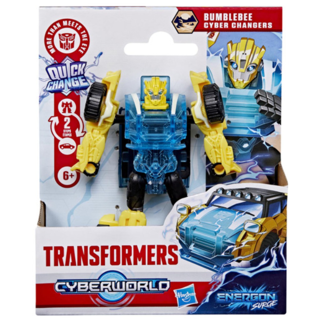Transformers Cyberworld Cyber Changers: Bumblebee przekształcająca się figura robota - Hasbro
